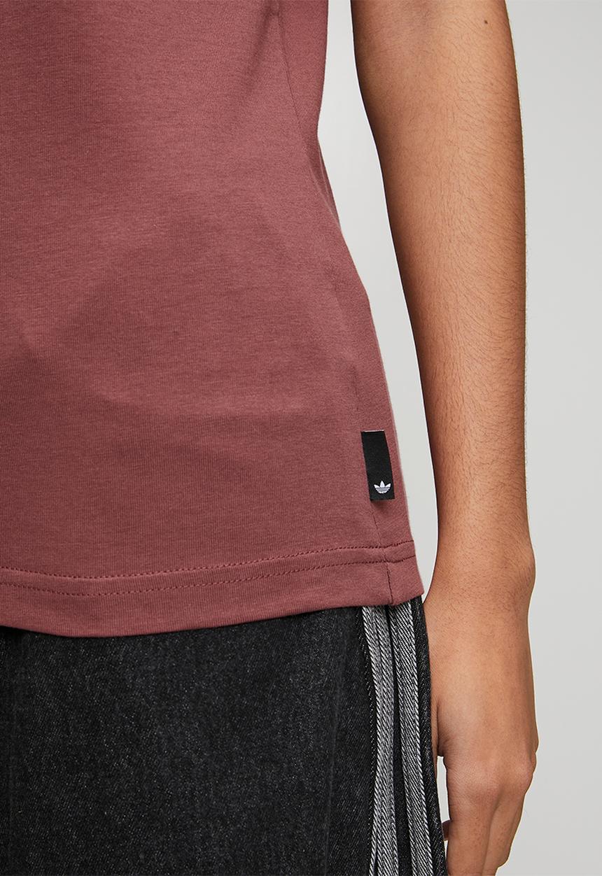 adidas Originals - P Tee Ls W - Quiet Crimson