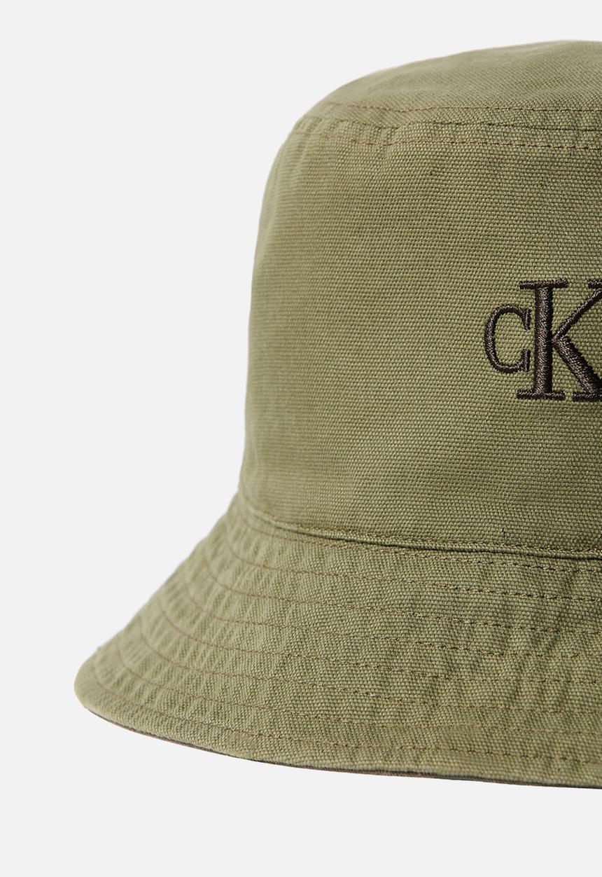 Calvin Klein - Washed Material Rev﻿Ersible Bucket - Green