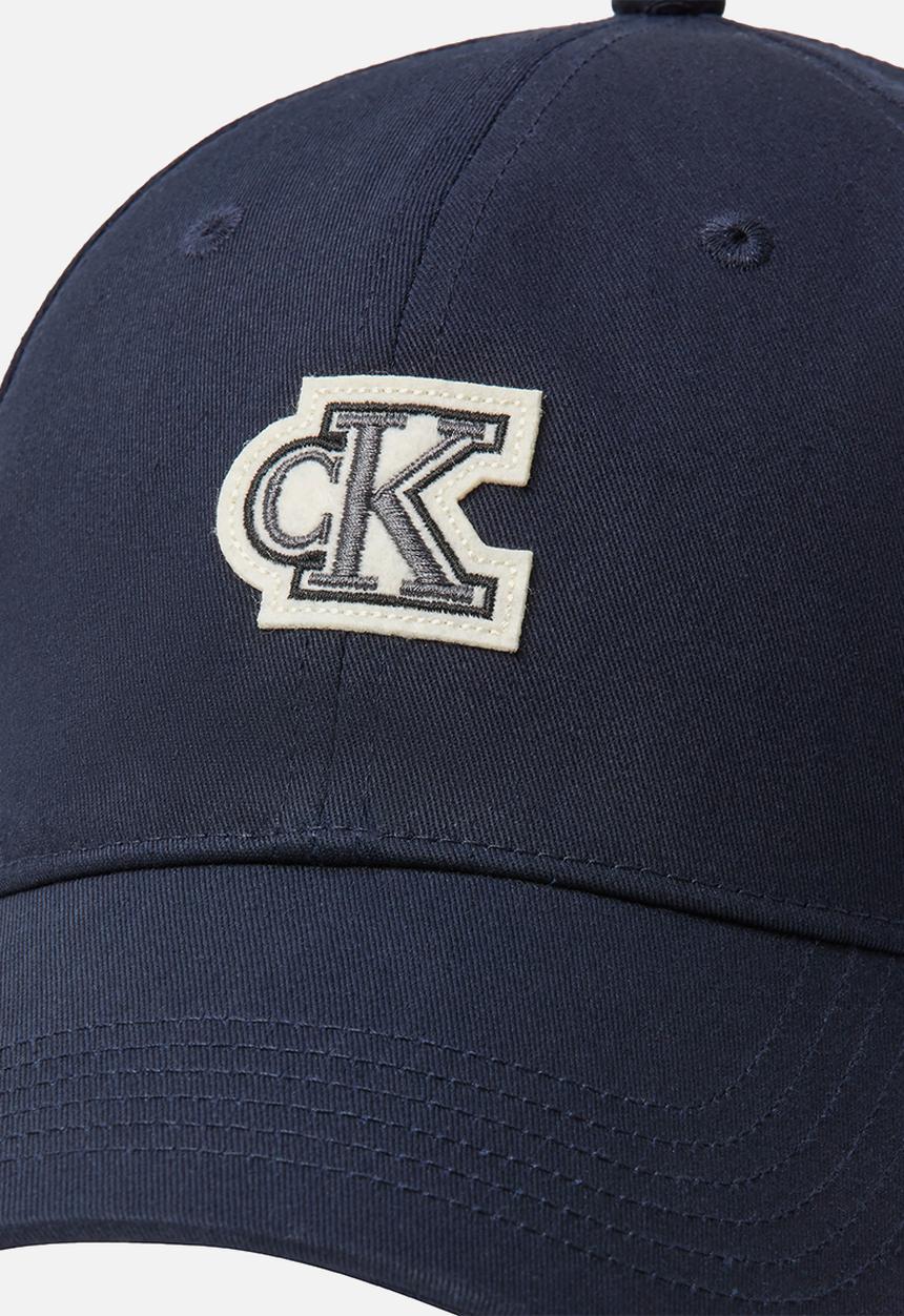 Calvin Klein - Cotton Twill Smll Felt Patch Cap - Blue