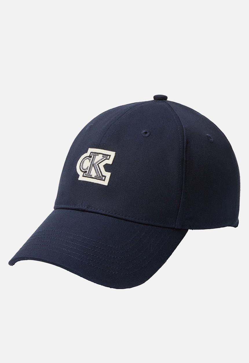 Calvin Klein - Cotton Twill Smll Felt Patch Cap - Blue