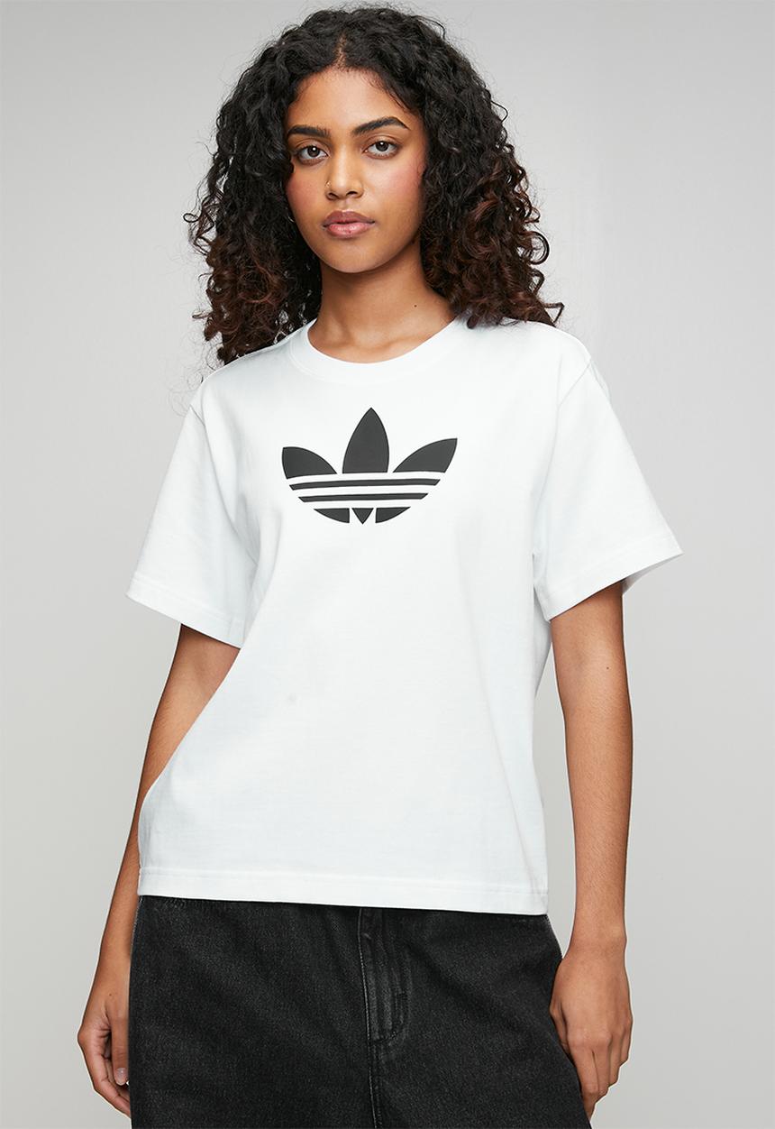 adidas Originals - Trefoil Boxy T W - White/Black