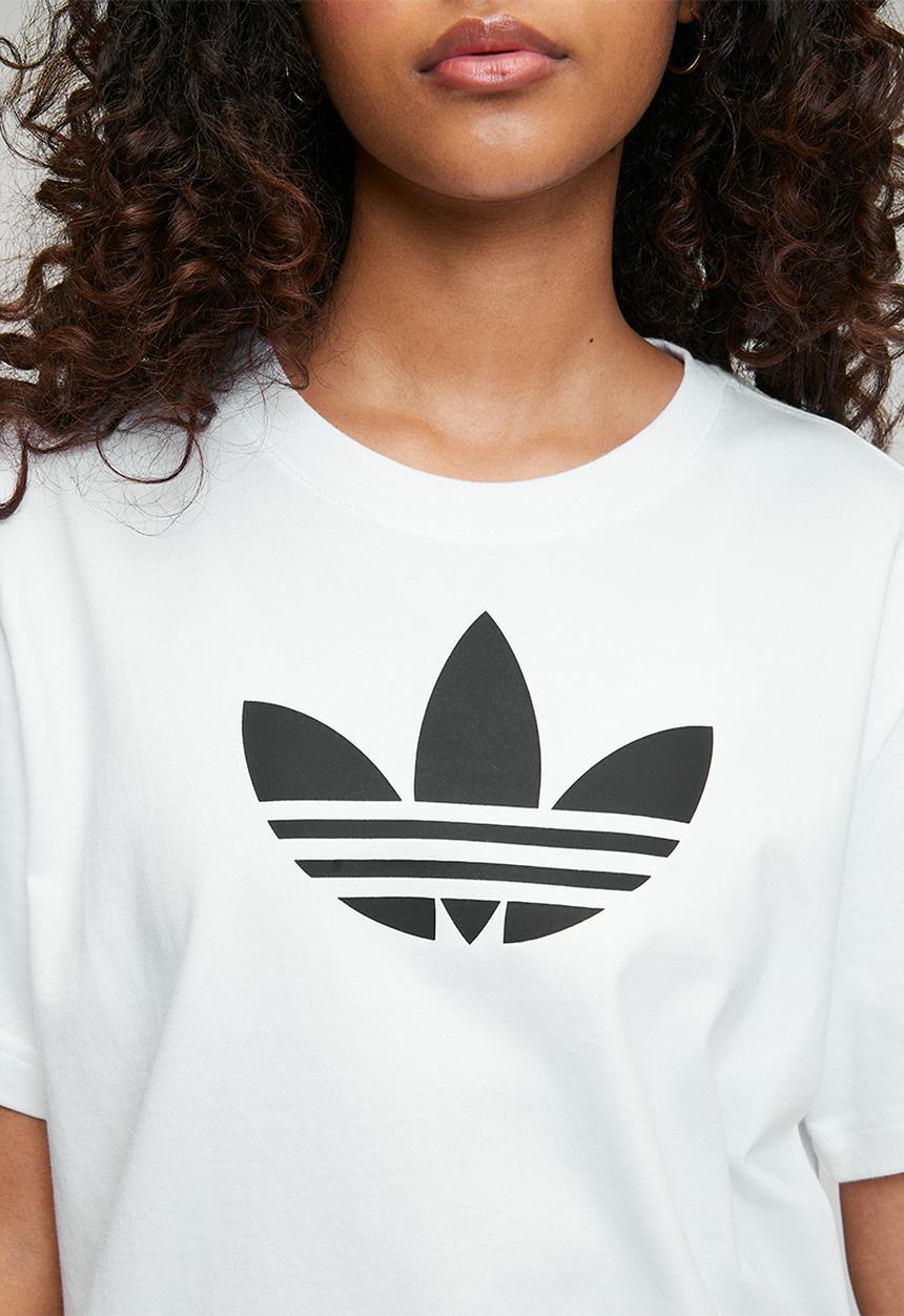 adidas Originals - Trefoil Boxy T W - White/Black