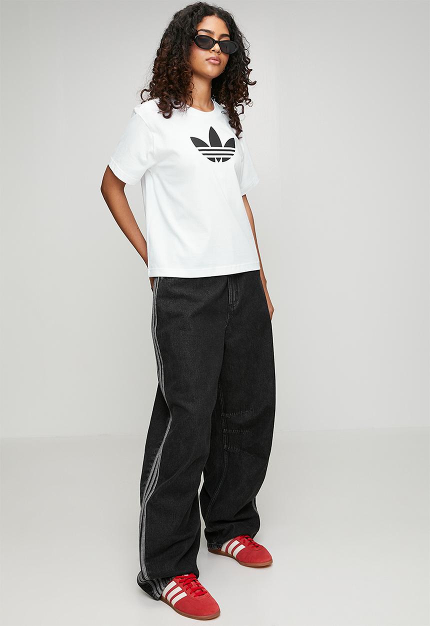 adidas Originals - Trefoil Boxy T W - White/Black