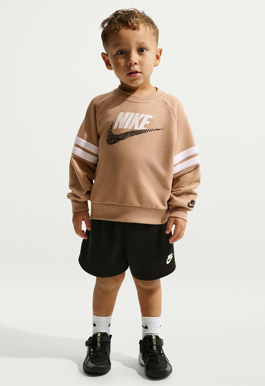 Nike - Nkb B Nsw Itz Ft Oversize Crew - Hemp