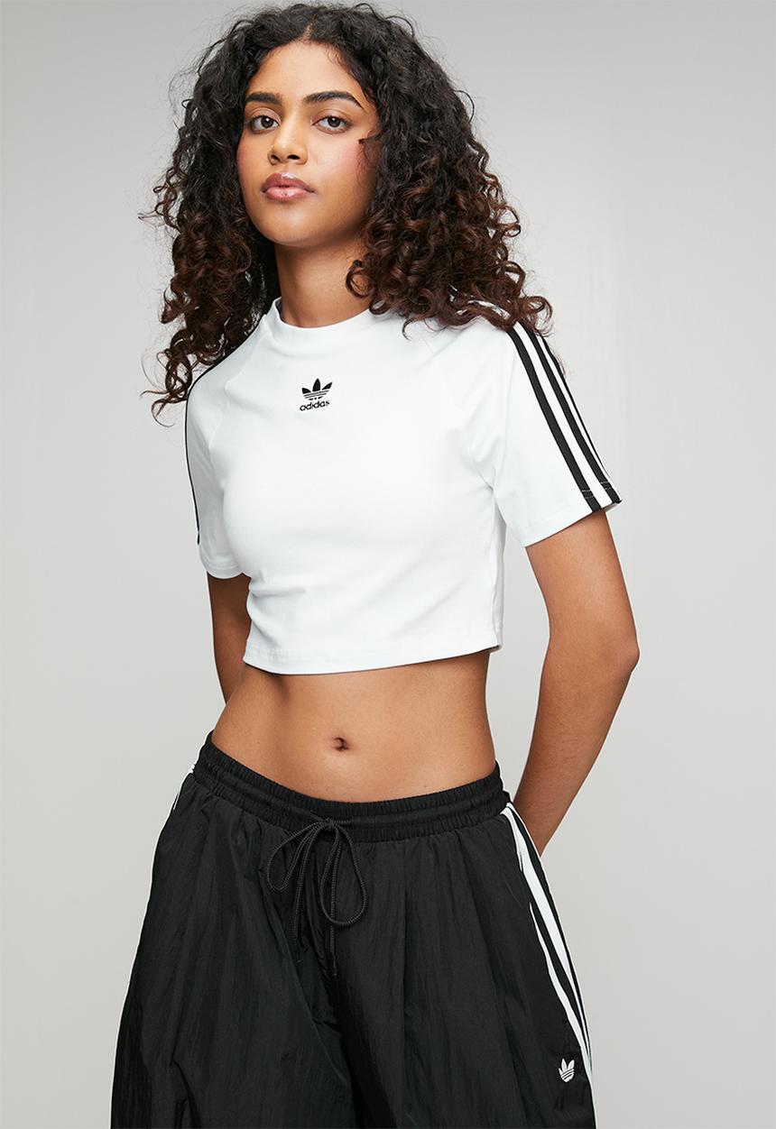 adidas Originals - 3 S Baby Tee W - White