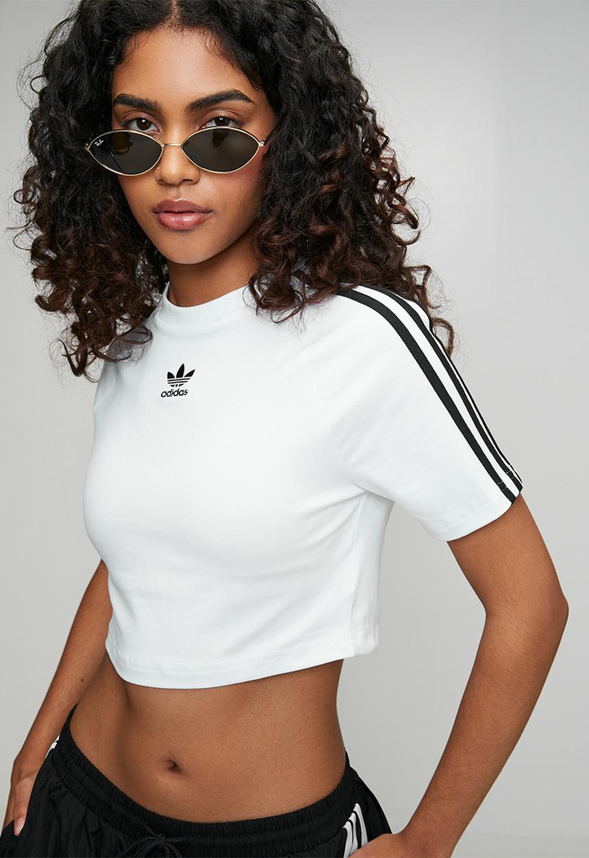 adidas Originals - 3 S Baby Tee W - White