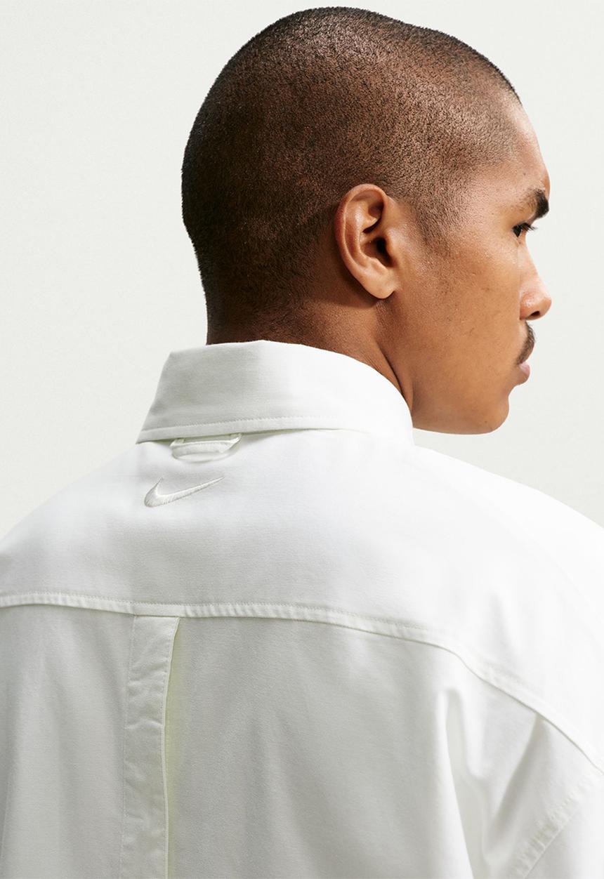 Nike - Club Rules Oxford LS Ball Shirt - Summit White/Summit White