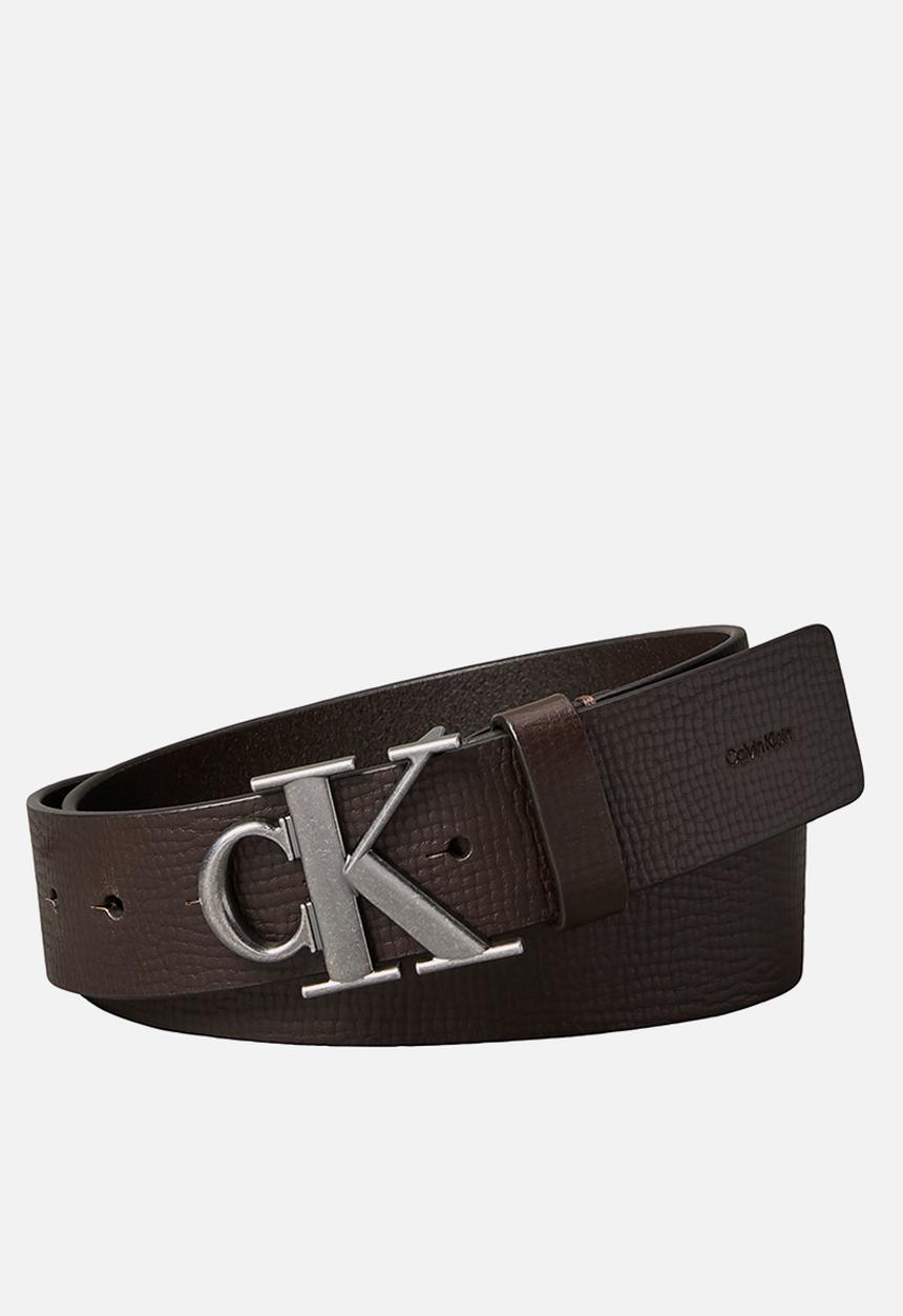 Calvin Klein - Ck Buckle 40Mm Fixed - Dark Brown