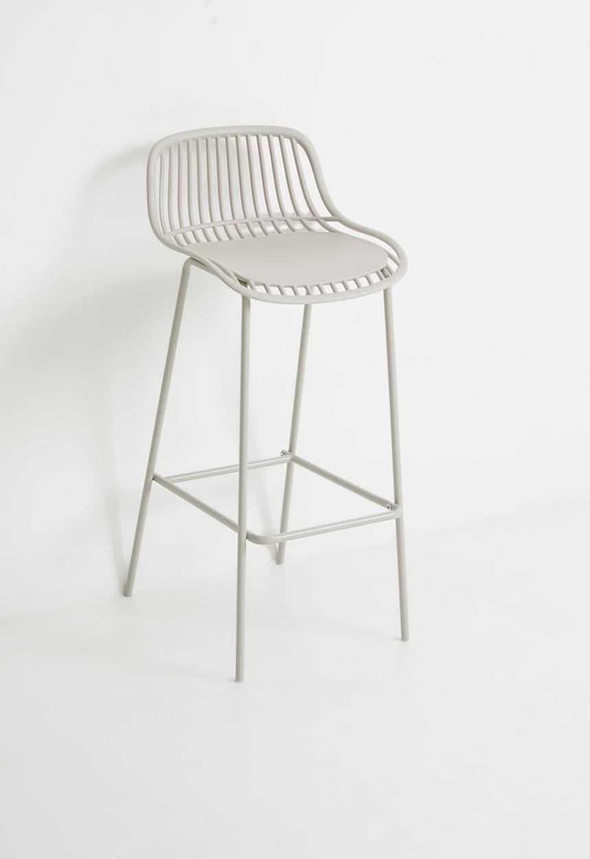 Sixth Floor - Oslo Barstool - Taupe