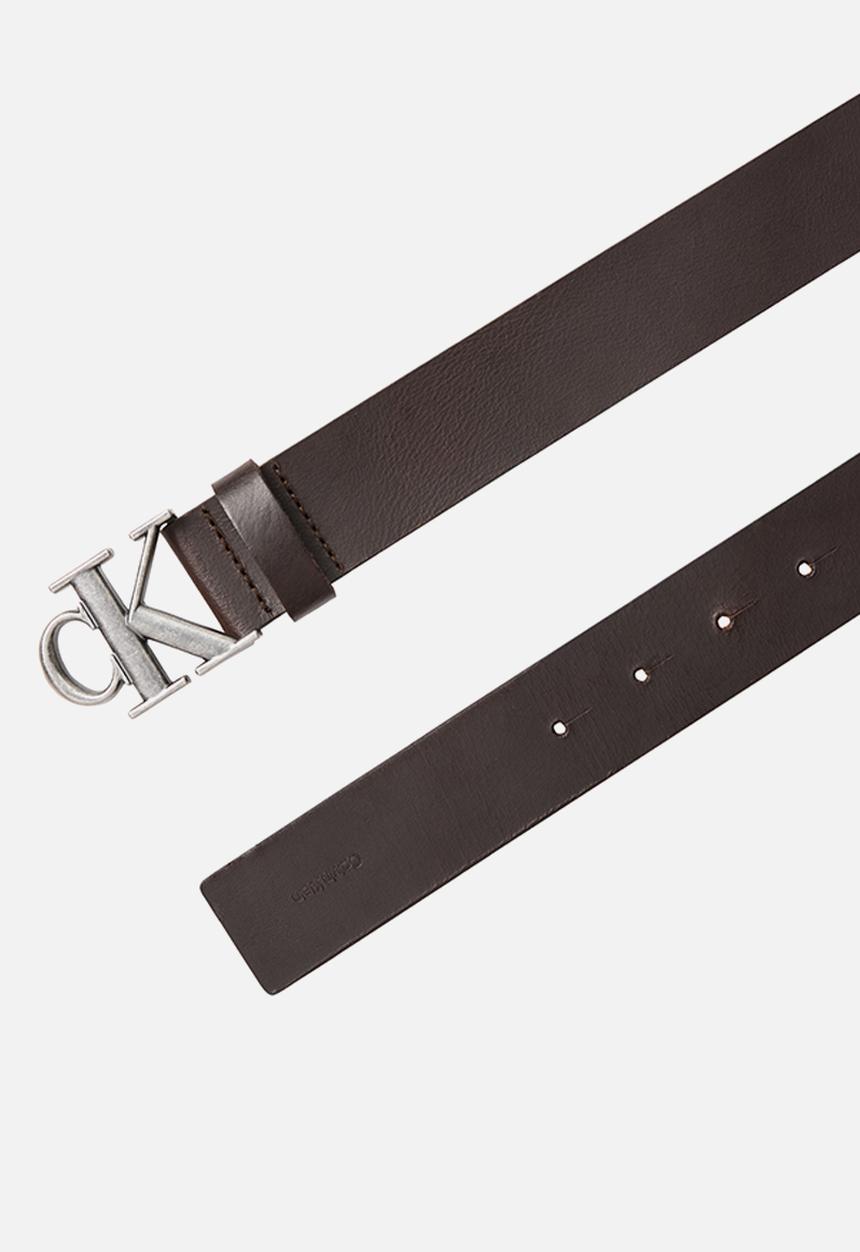 Calvin Klein - Ck Buckle Smooth 35Mm - Dark Brown