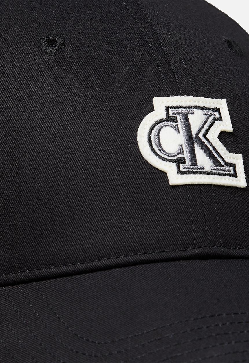Calvin Klein - Cotton Twill Smll Felt Patch Cap - Black