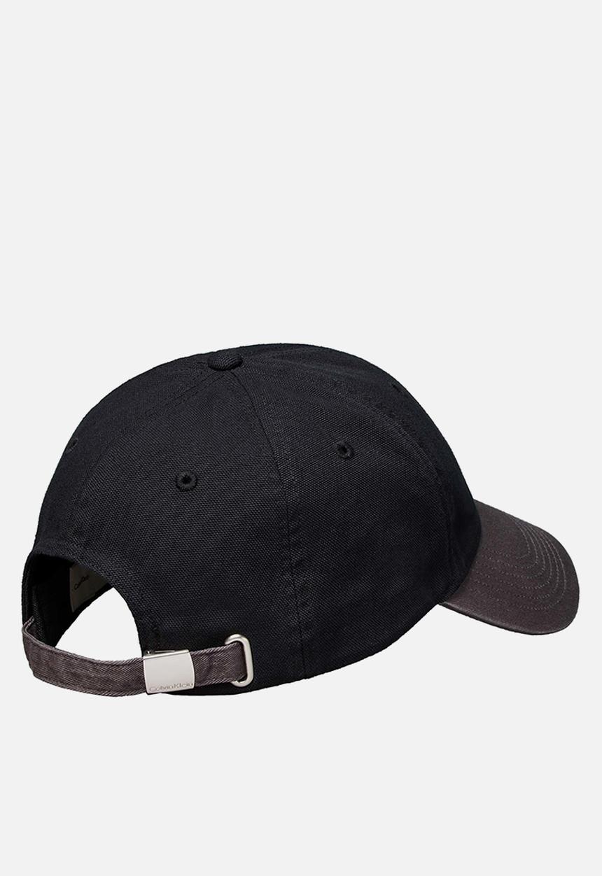 Calvin Klein - Washed Material Blocked Cap - Black