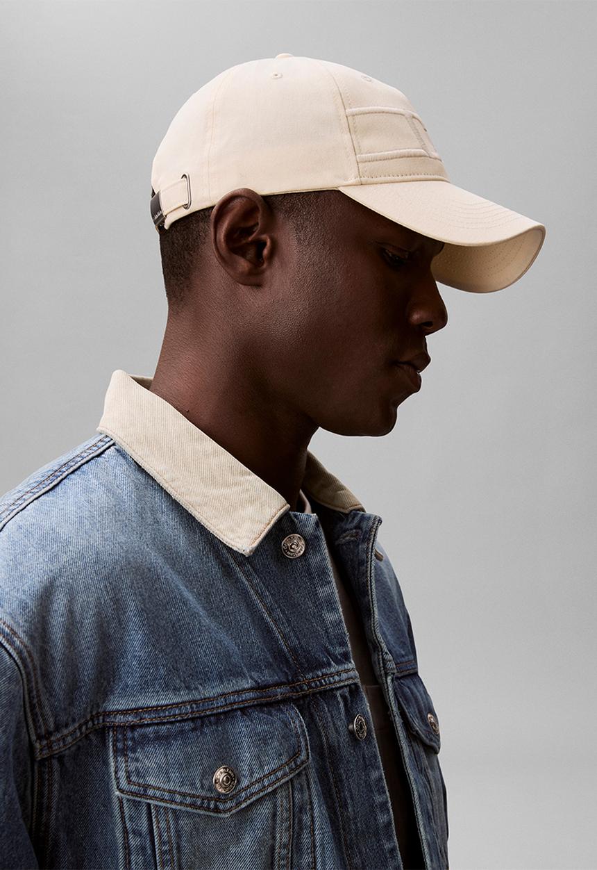 Calvin Klein - Cotton Twill Collegiate Cap - Neutrals