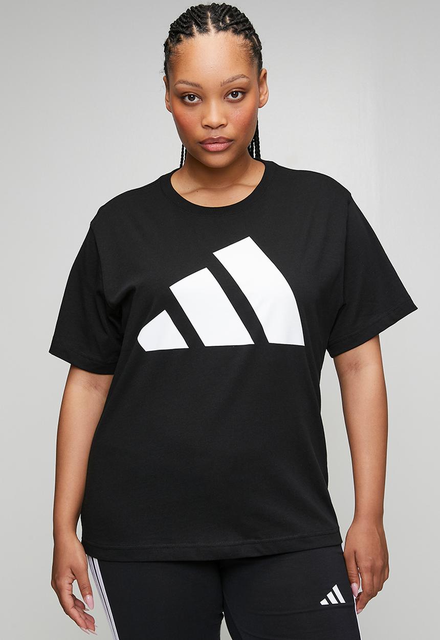 adidas Performance - Plus w bl sj t 2 s26 tee - black/white