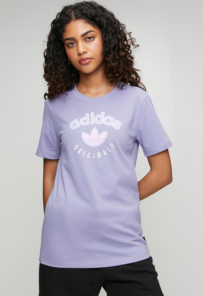adidas Originals - Trefoil Originals Tee W - Silver Violet