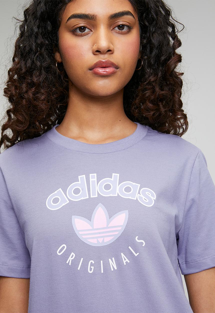 adidas Originals - Trefoil Originals Tee W - Silver Violet
