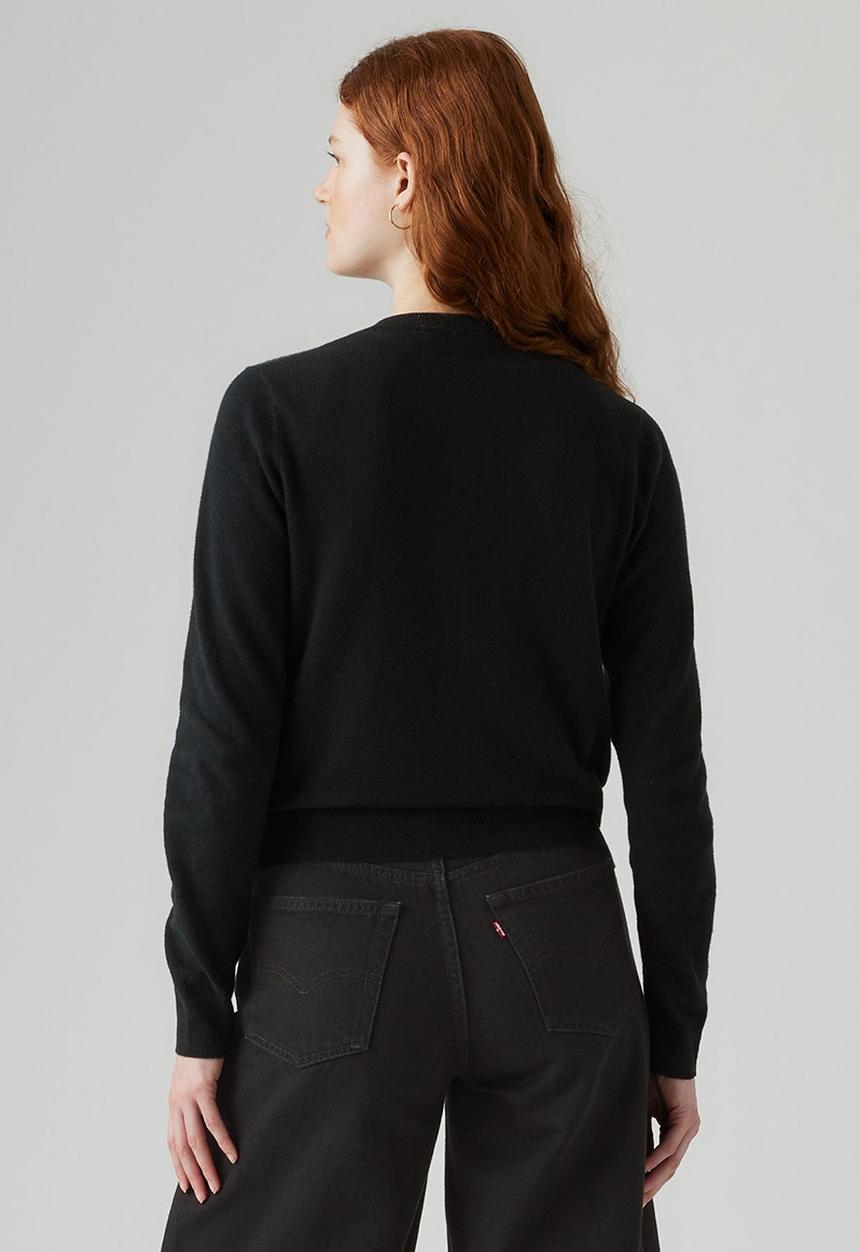 Levi’s® - Super Soft Crewneck Cardi - Anthracite Night Cotton Blend