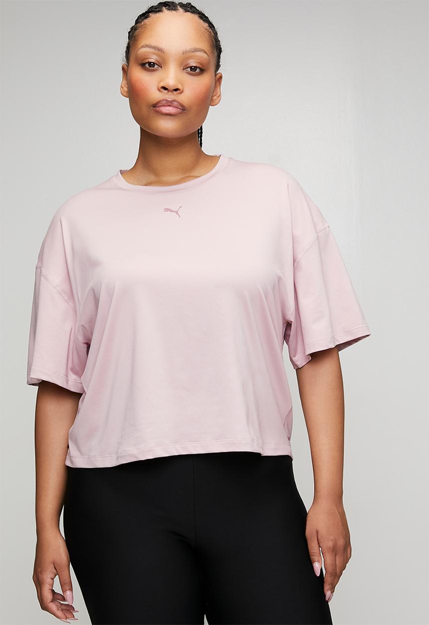 PUMA - Plus W Cloudspun Relaxed Tee - Misty Pink