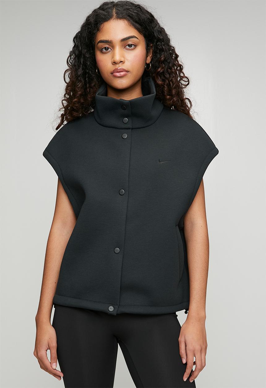 Nike - W Nk Pregame Fleece Vest - Black/Black