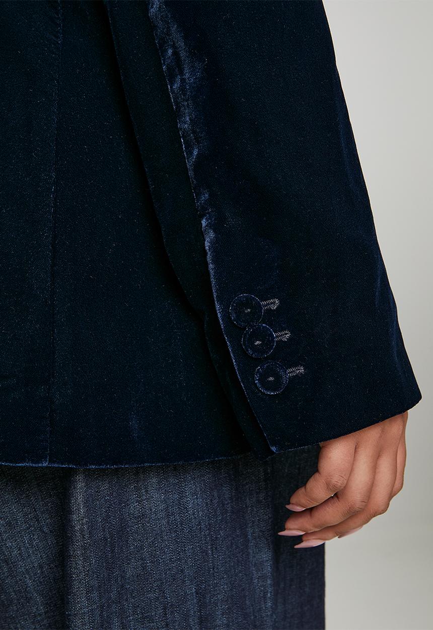 MANGO - Plus blazer combi - navy