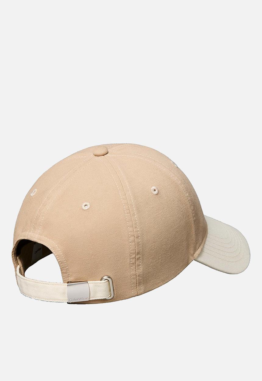 Calvin Klein - Washed Material Blocked Cap - Neutrals