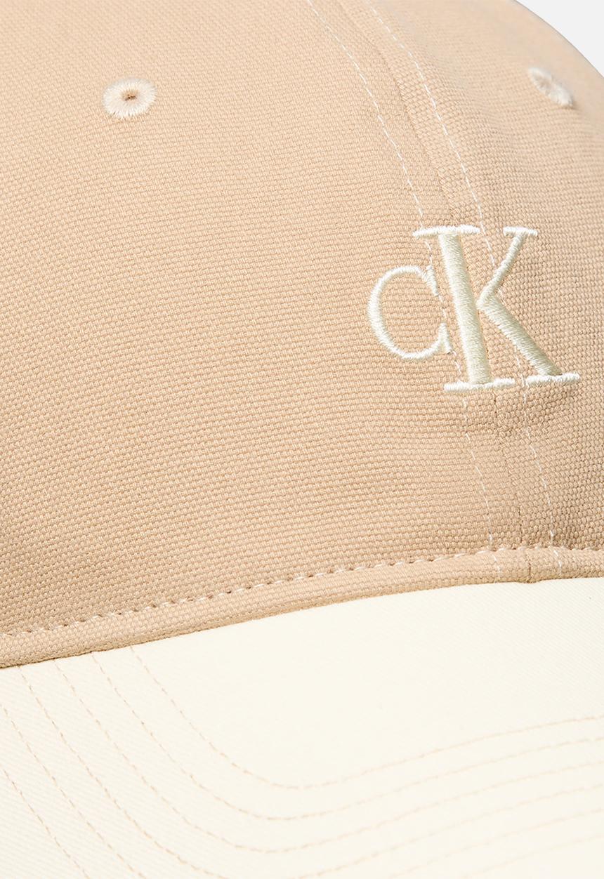 Calvin Klein - Washed Material Blocked Cap - Neutrals