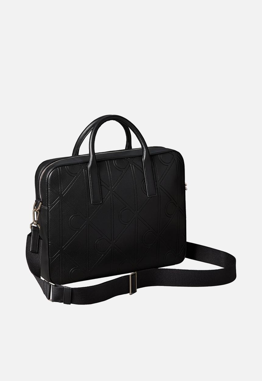 Calvin Klein - Emblem Aop Emboss Commuter - Black