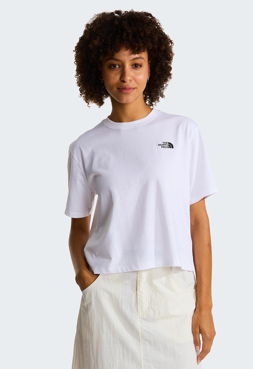 The North Face - W Evolution Simple Dome Crop Rlx Ss Tee - Tnf White