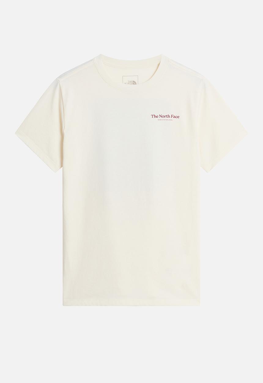 The North Face - W Monte Regular Short Sleeve Tee - Graphic  - White Dune