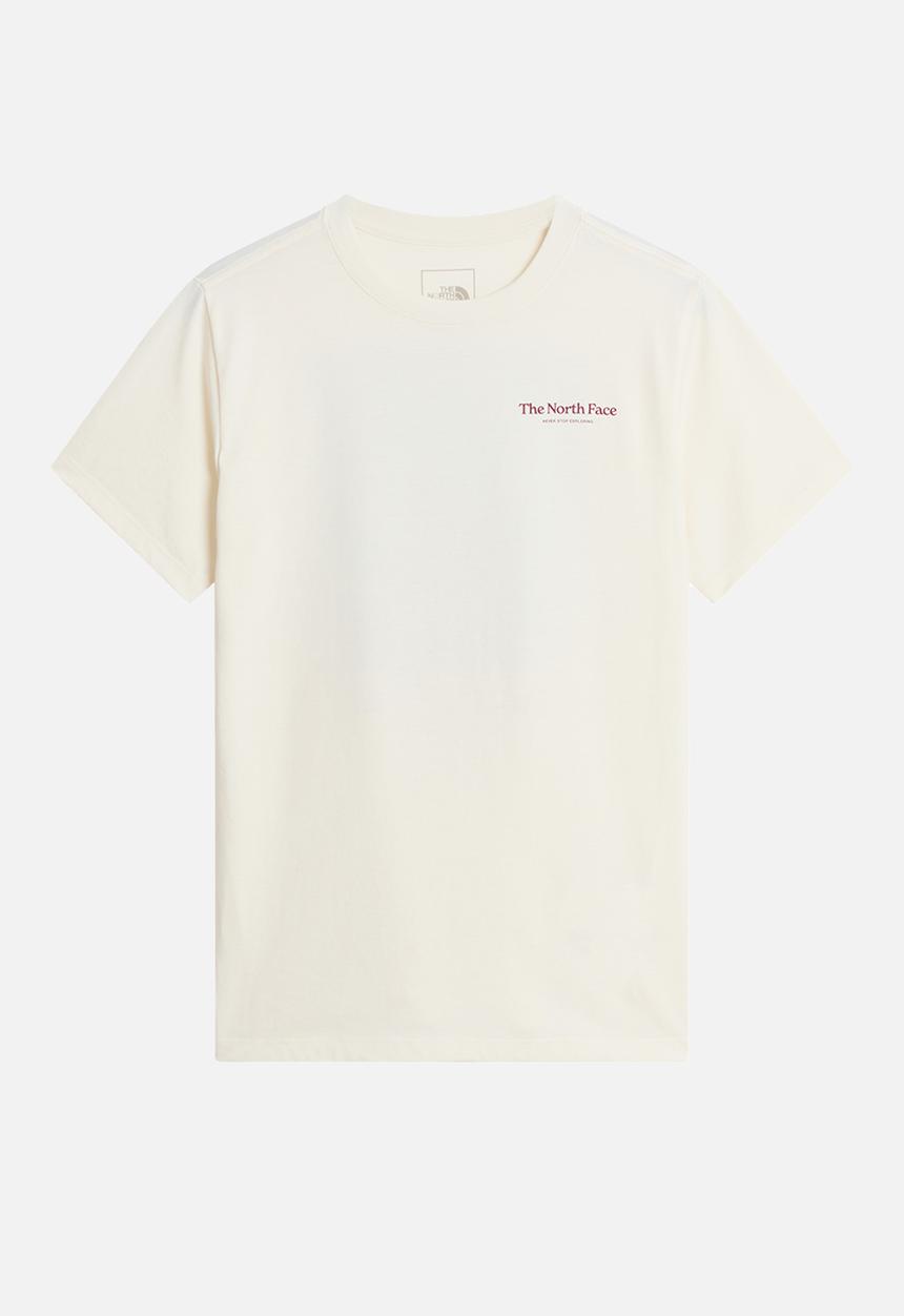 The North Face - W Monte Regular Short Sleeve Tee - Graphic  - White Dune
