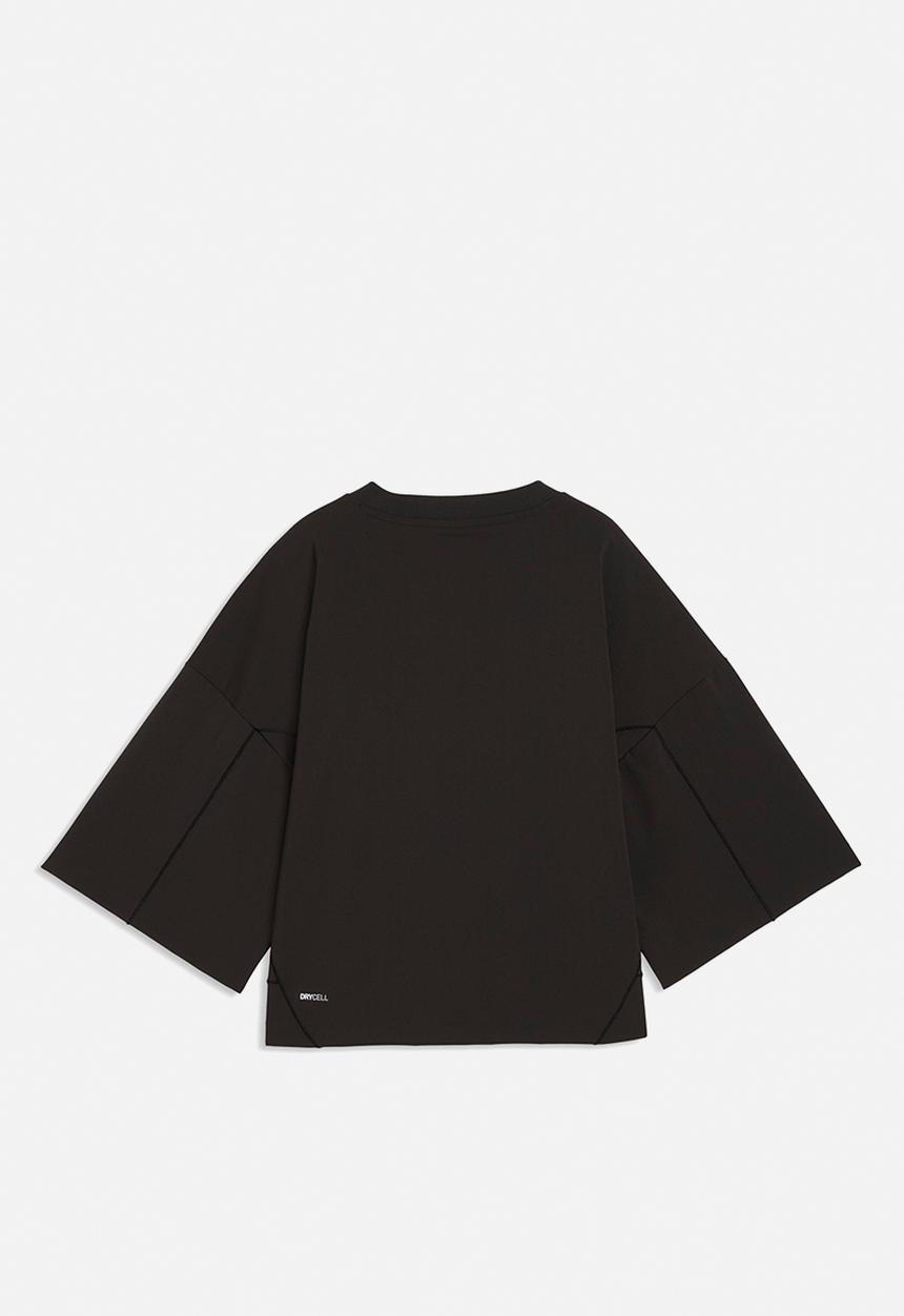 PUMA - Pumatech Sense Oversized Warpknit Short Tee - Puma Black