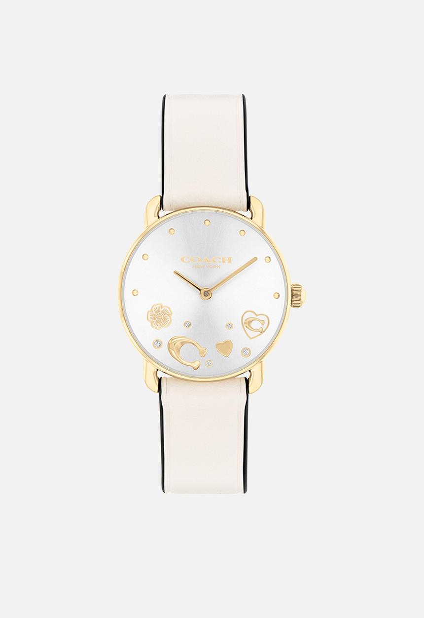 Coach - Elliot 14504305CH Watch - Silver/White
