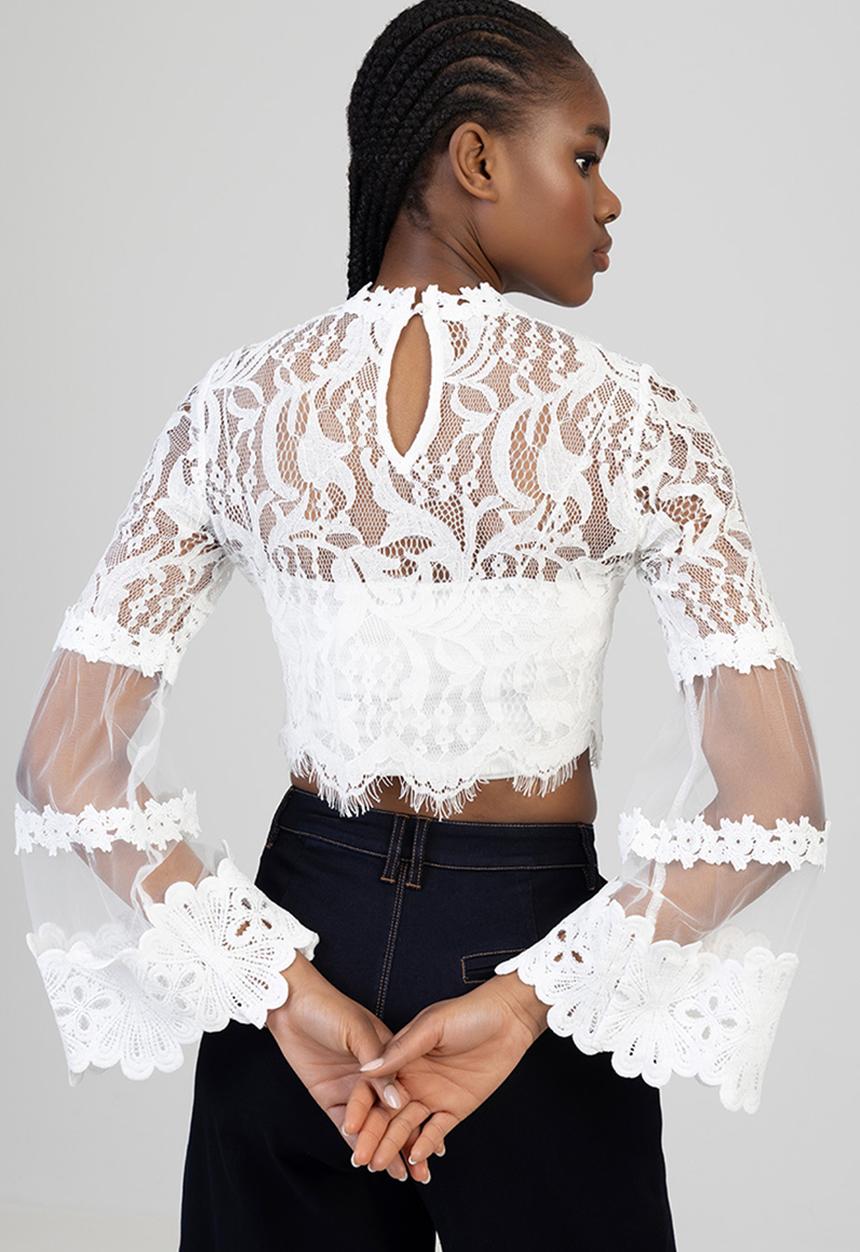 SISSY BOY - In Your World Blouse - Off White