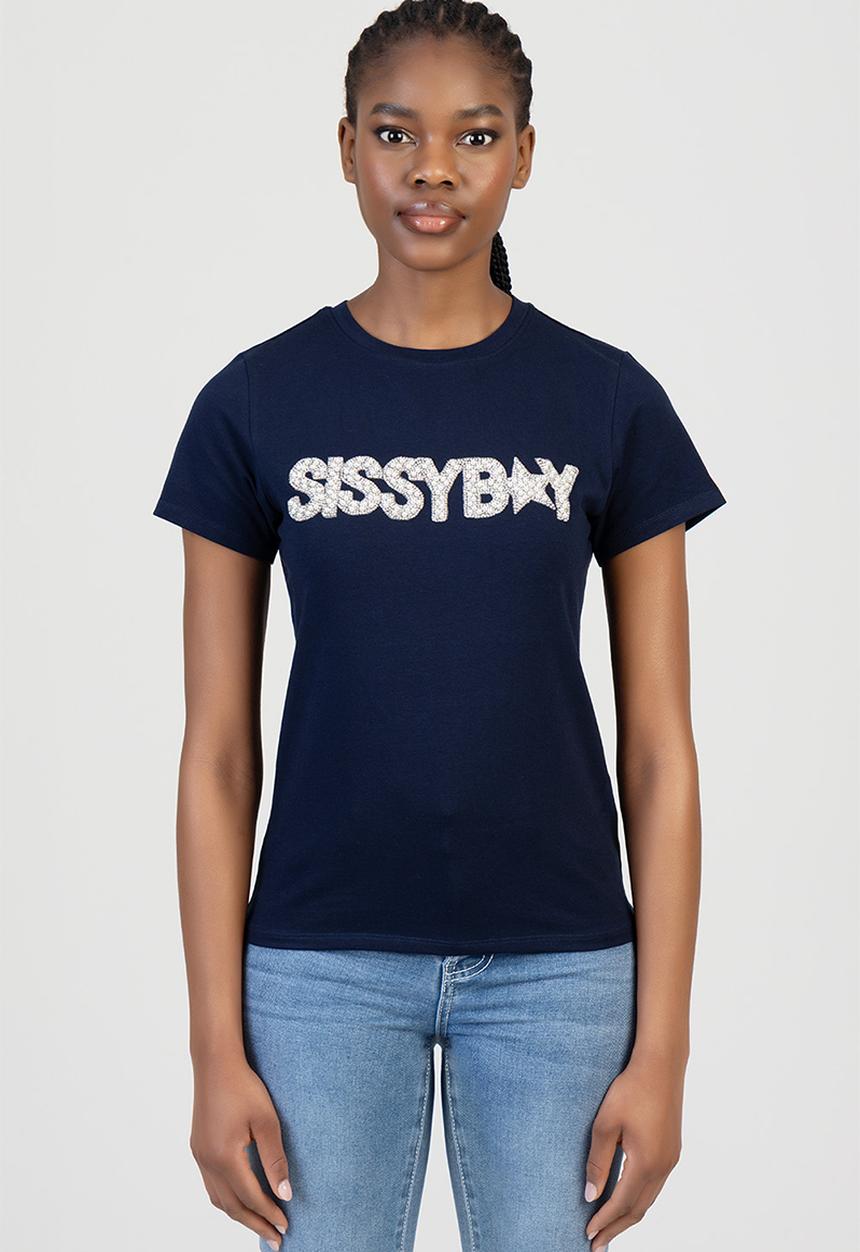 SISSY BOY - Star Girl Regular T-shirt - Navy