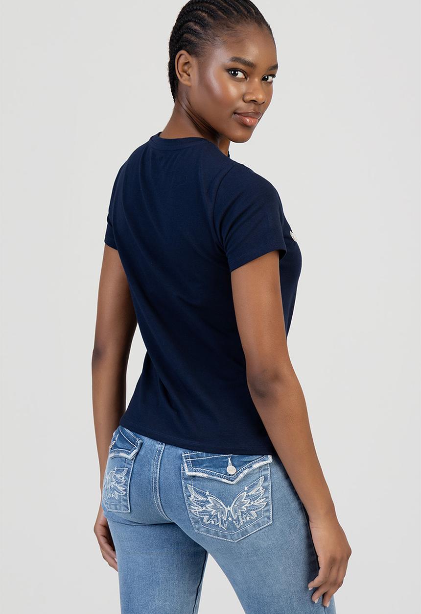 SISSY BOY - Star Girl Regular T-shirt - Navy
