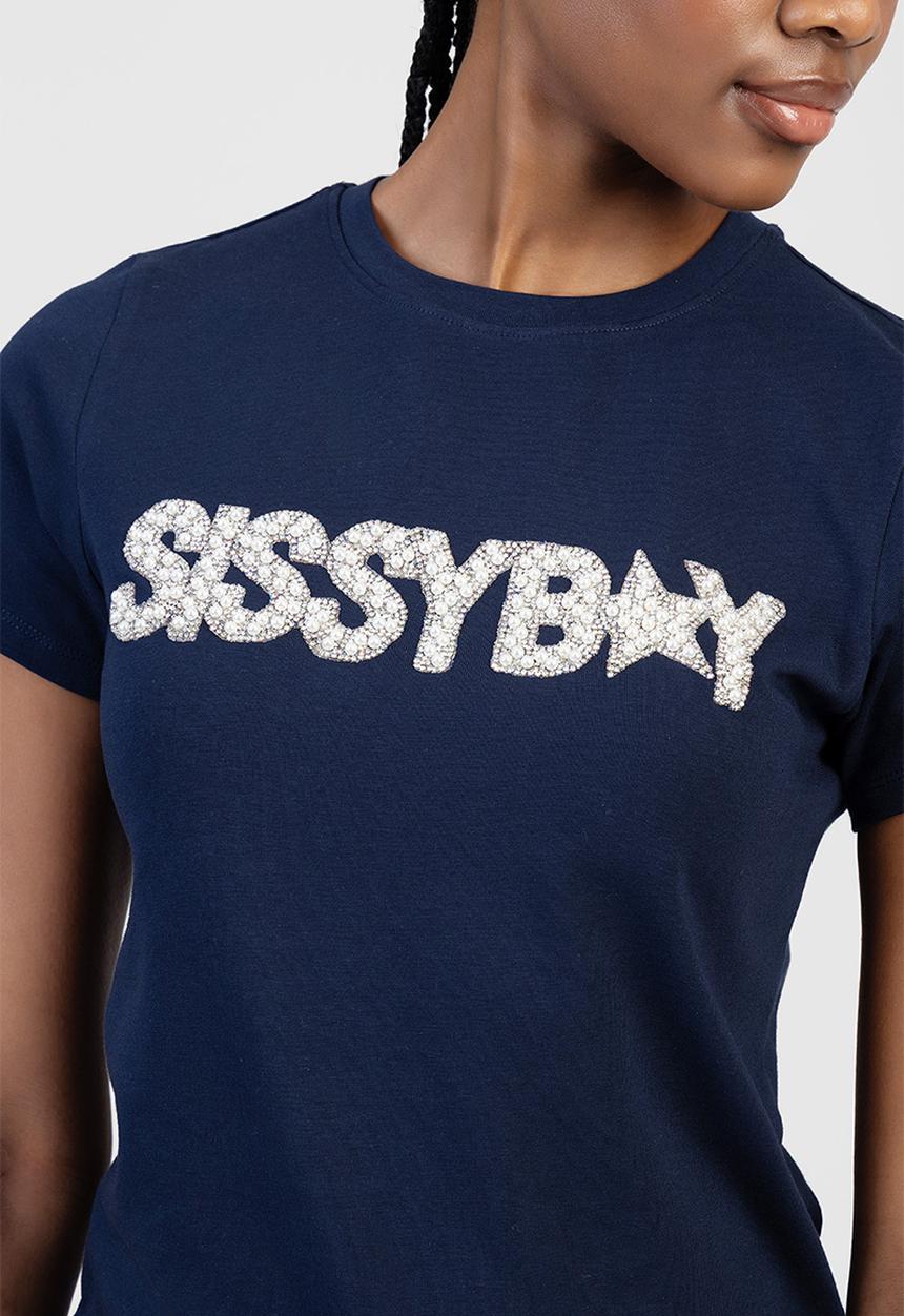 SISSY BOY - Star Girl Regular T-shirt - Navy