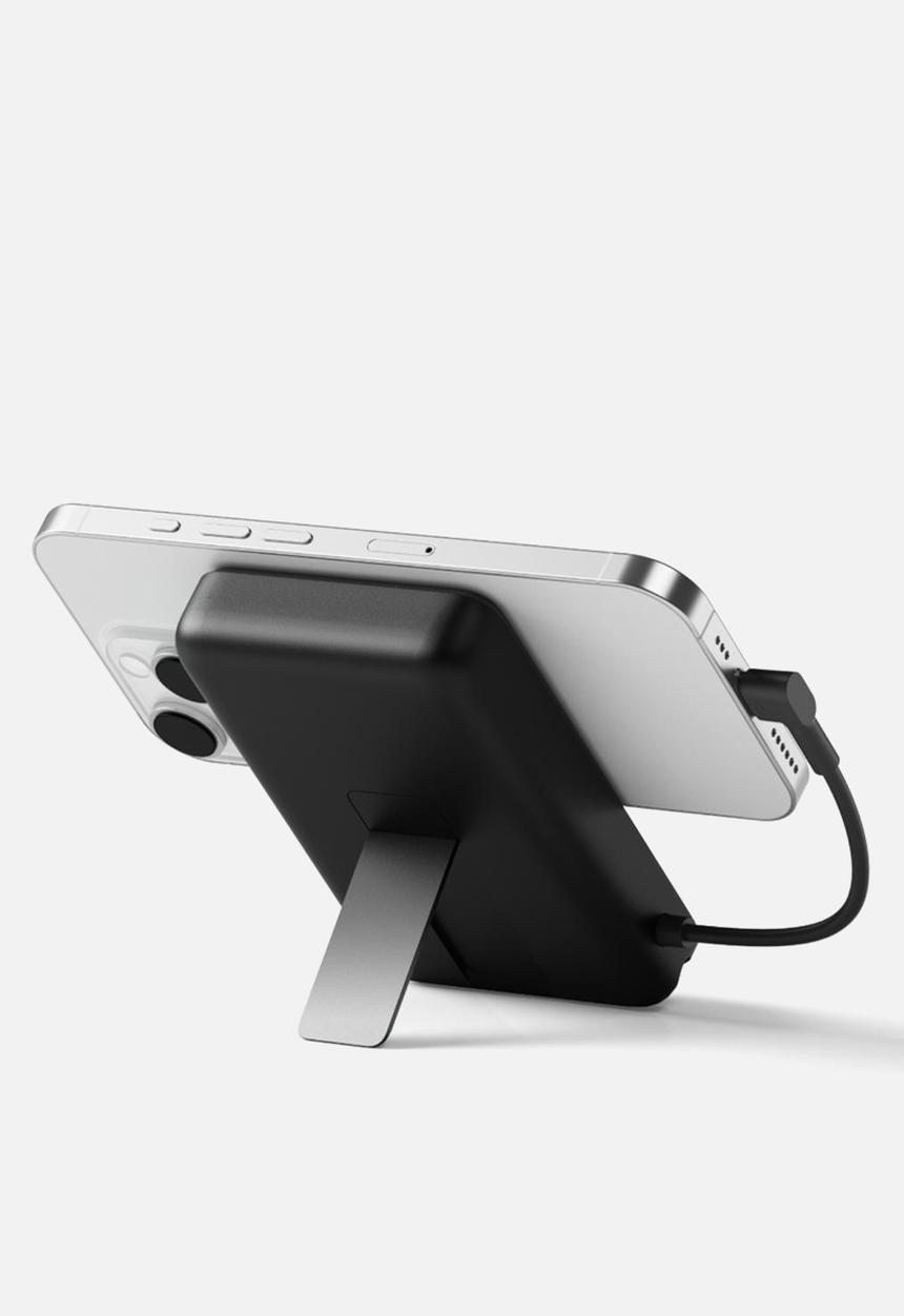 Xiaomi - Xiaomi Magnetic Power Bank 10000mAh with Built-in Stand - Dark Grey