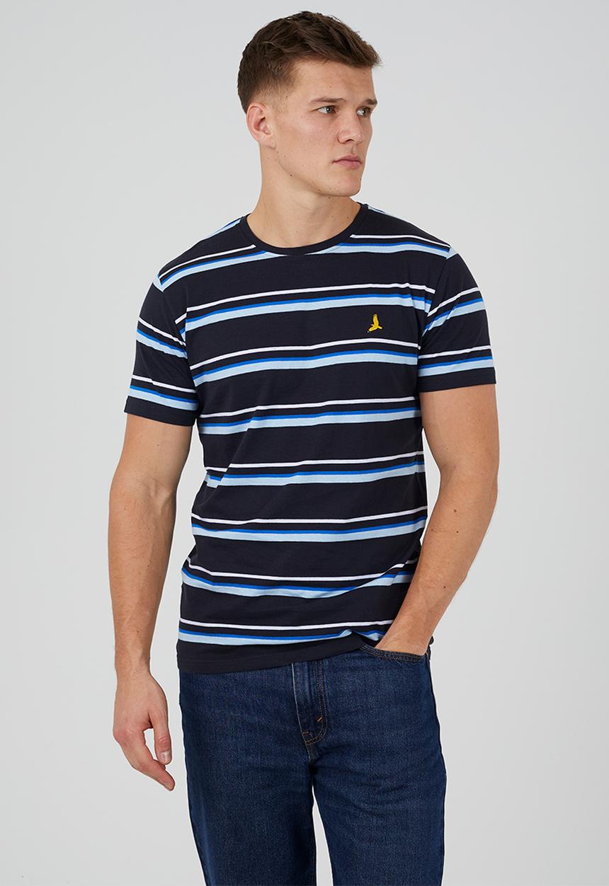 Brave Soul - Energy T-shirt - Optic White / Midnight Navy
