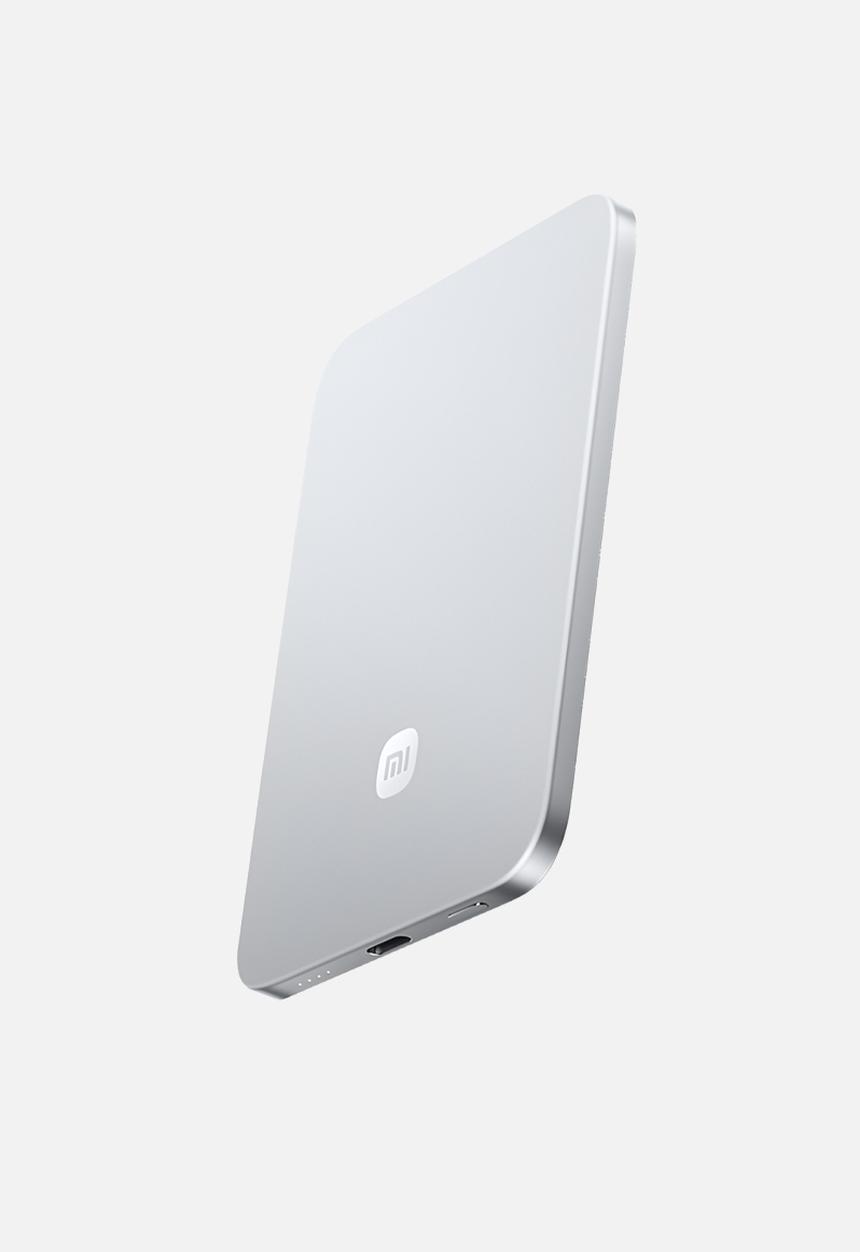 Xiaomi - Xiaomi UltraThin Magnetic Power Bank 5000 15W – Aluminium Silver