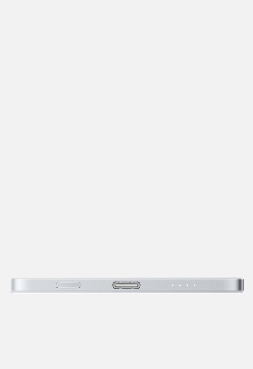 Xiaomi - Xiaomi UltraThin Magnetic Power Bank 5000 15W – Aluminium Silver