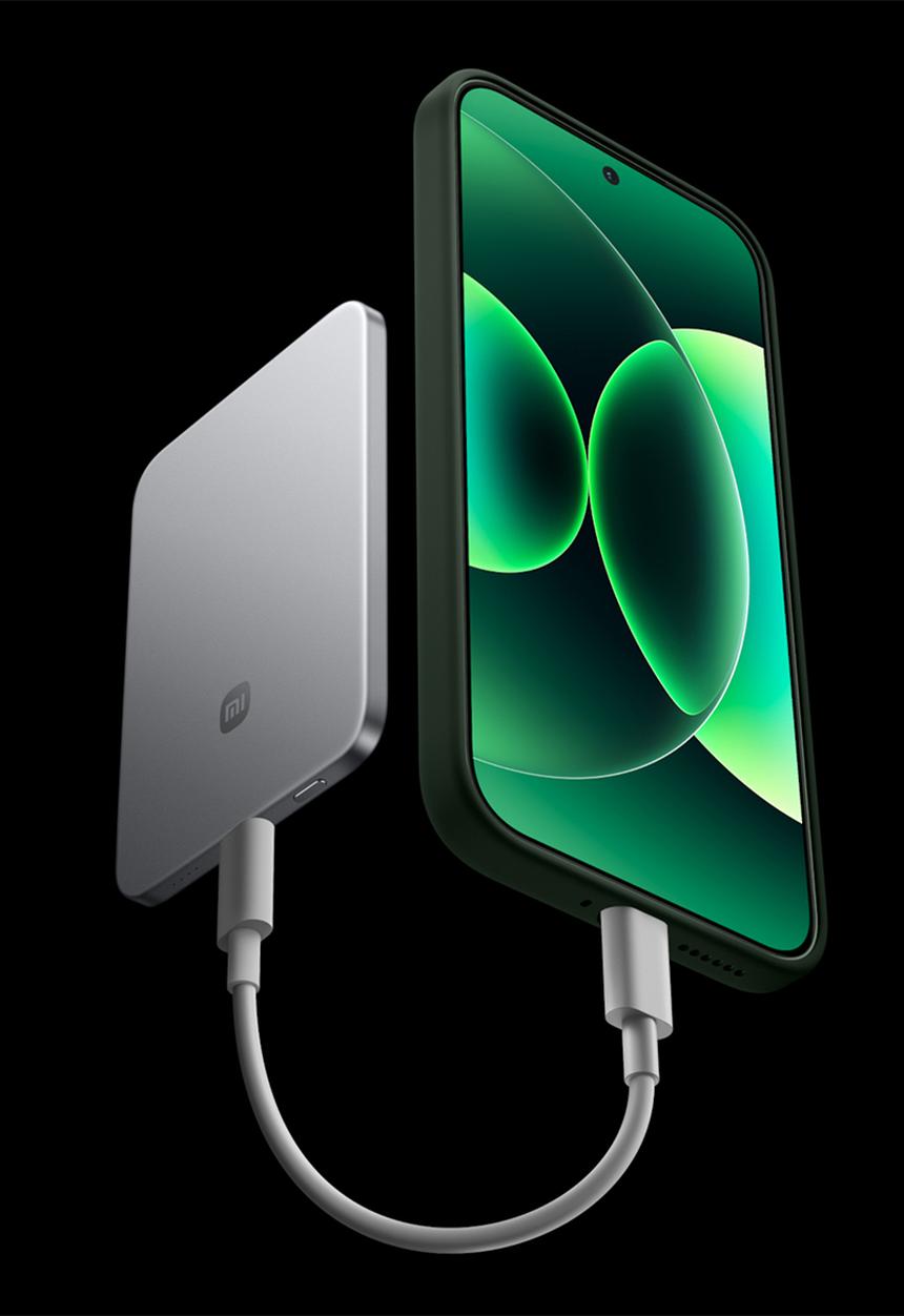Xiaomi - Xiaomi UltraThin Magnetic Power Bank 5000 15W – Aluminium Silver