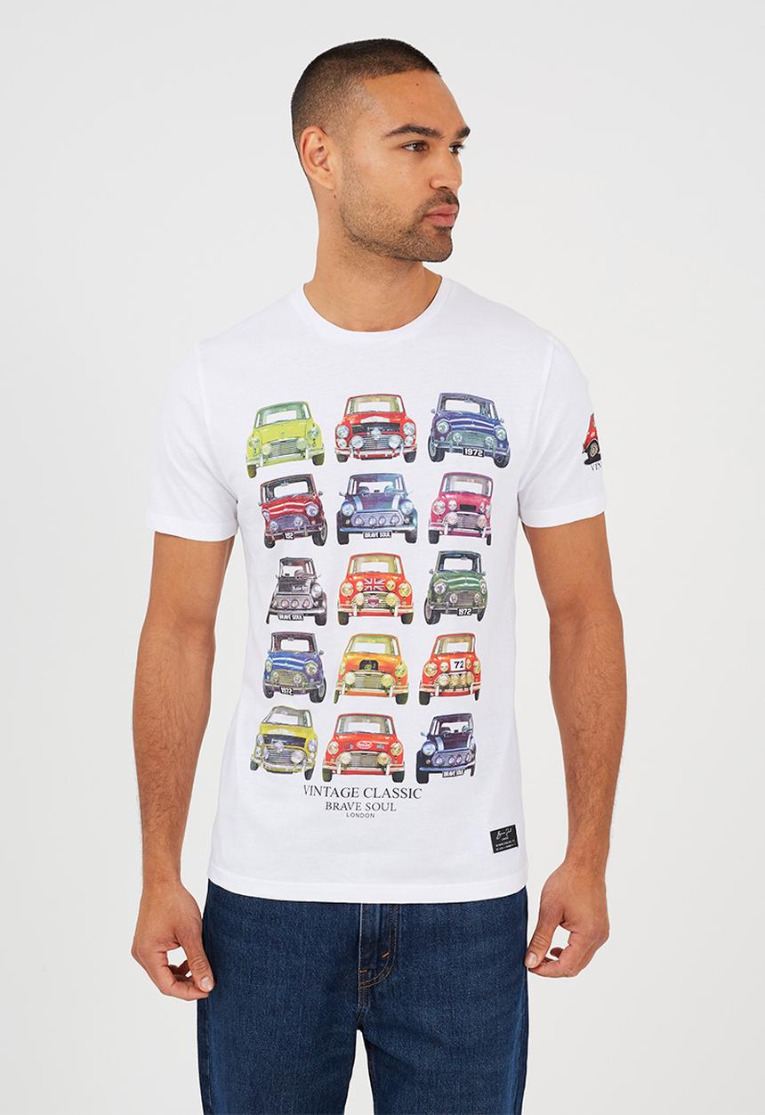 Brave Soul - Klatten T-shirt - Optic White