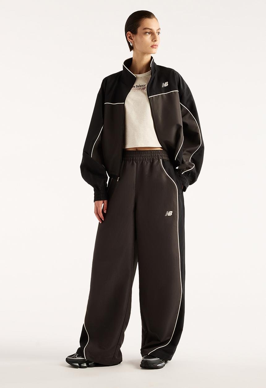 New Balance  - New Balance Trackside Pant - Black Cement