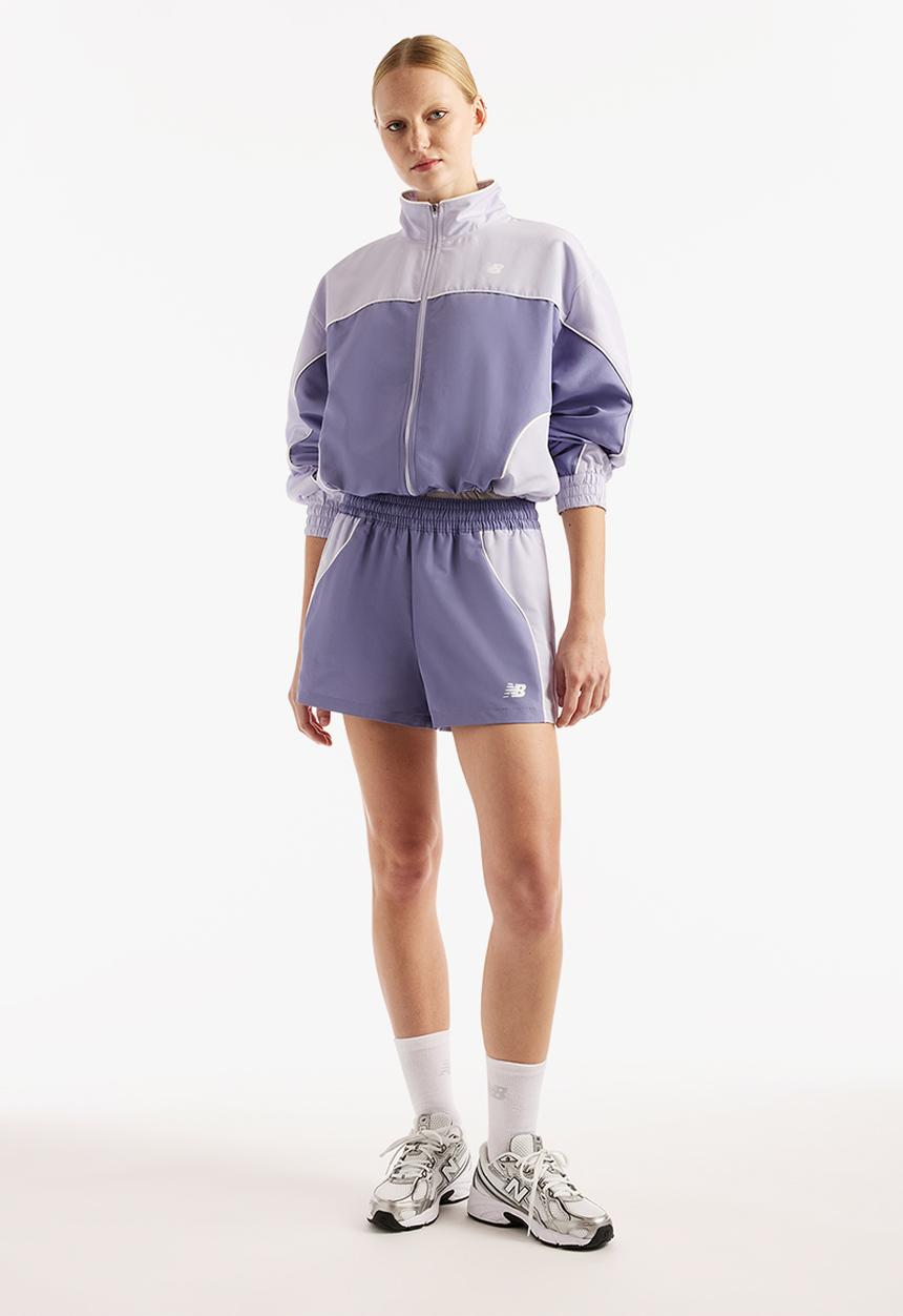 New Balance  - New Balance Trackside Short - Dark Smoked Violet