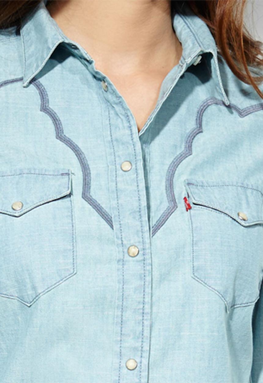 Levi’s® Ladies - Tailored Novelty Western Shirt – Denim