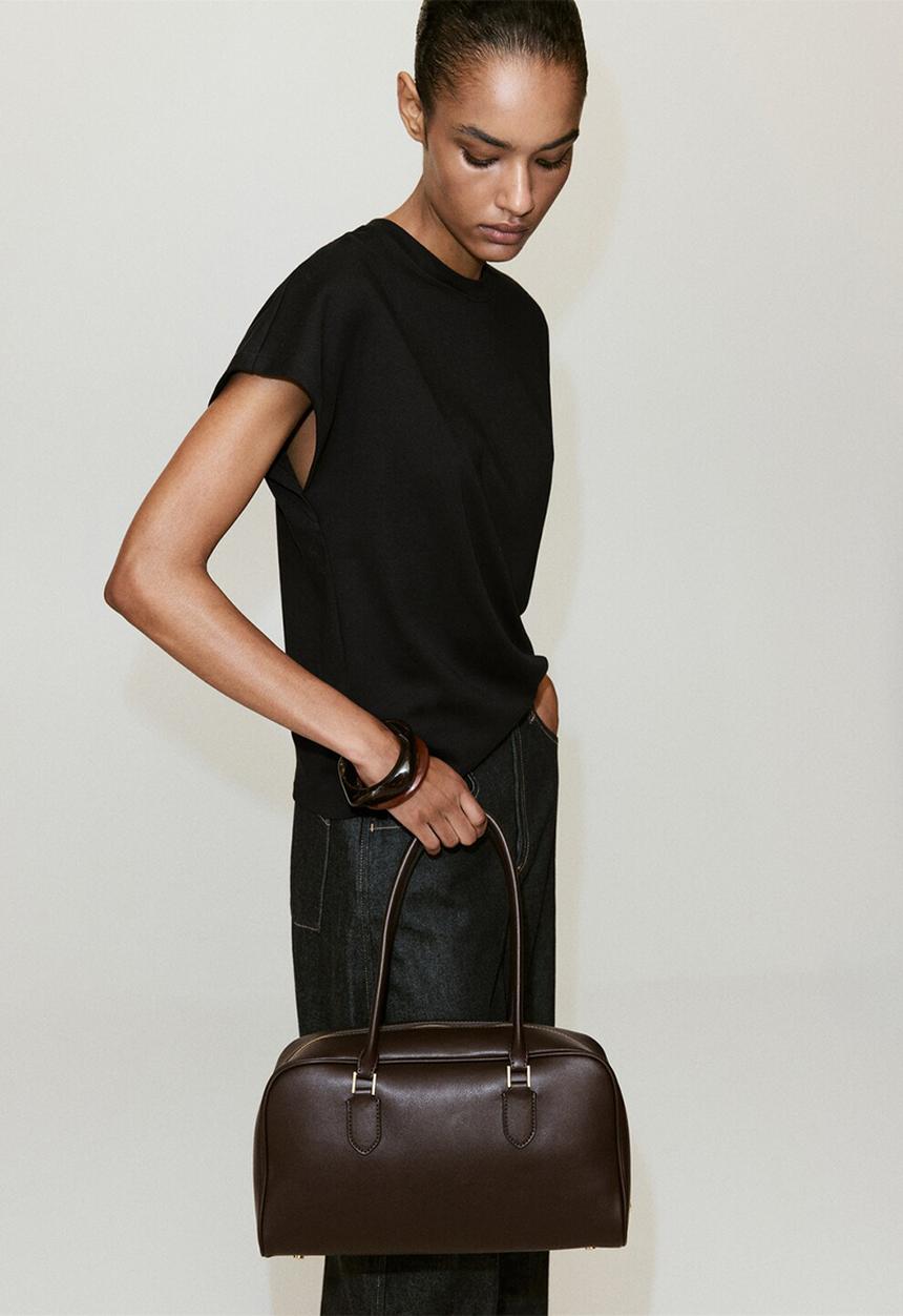 MANGO - T-shirt sevilla - black