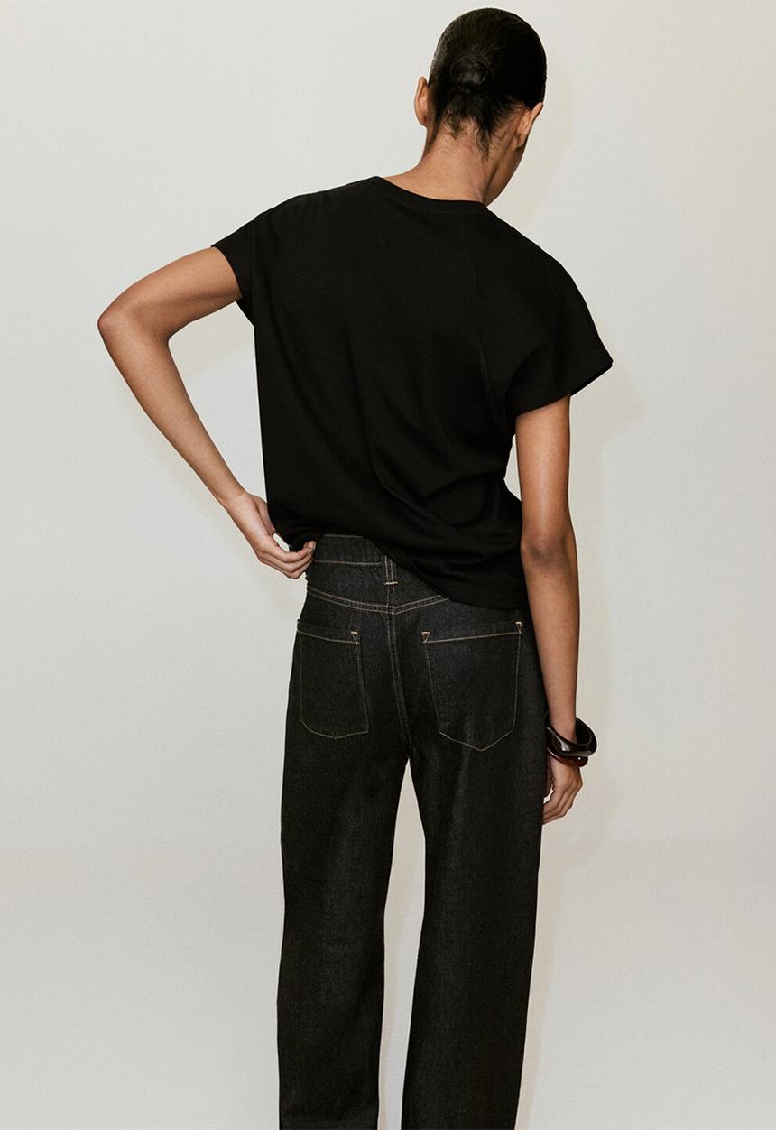 MANGO - T-shirt sevilla - black