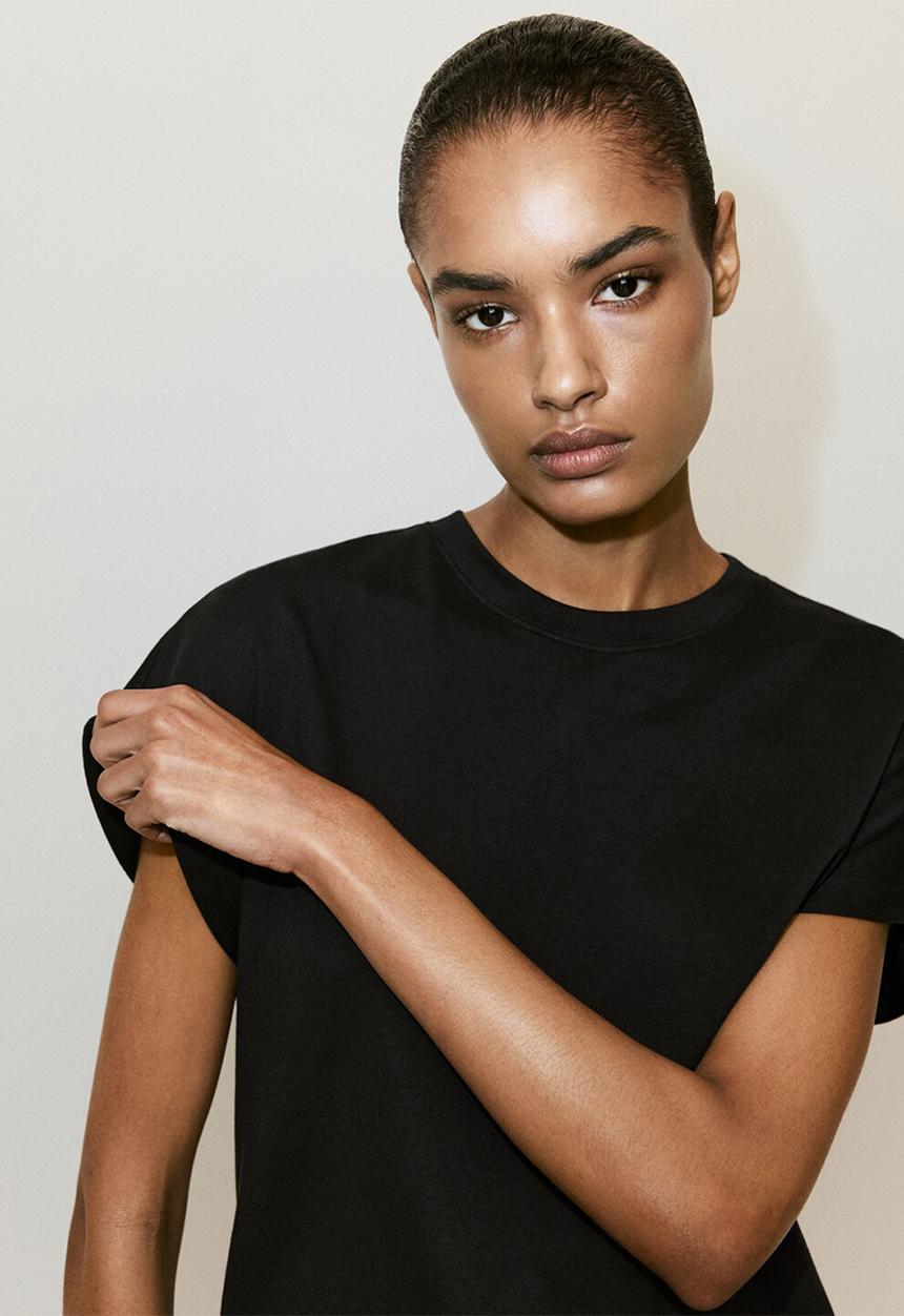 MANGO - T-shirt sevilla - black