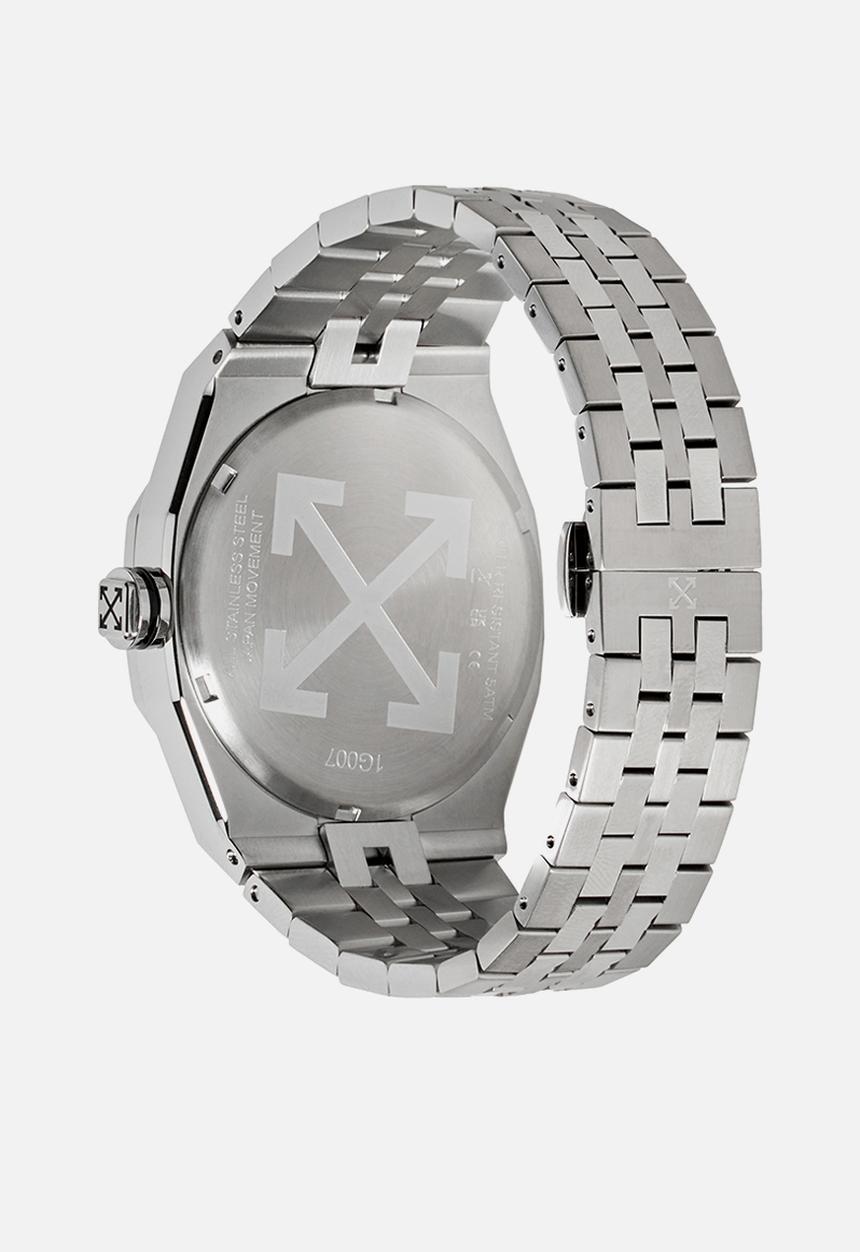 Off-White - NO GRID Watch - Silver