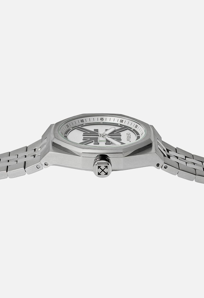 Off-White - NO GRID Watch - Silver